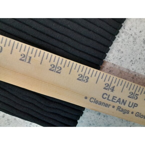 Womens Y2K Clubwear Ribbed Knit Silk Blend Buckle Accent Bodycon Sz Small Top - Picture 7 of 8